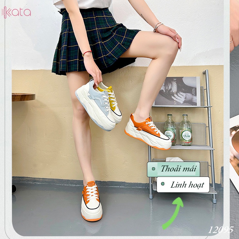 Giày thể thao nữ, giày dạo phố sinh viên phong cách Hàn Quốc 12095