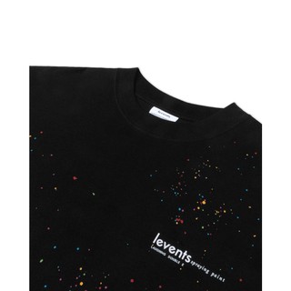 LEVENTS® COLORFUL PAINT TEE (GREY/BLACK)