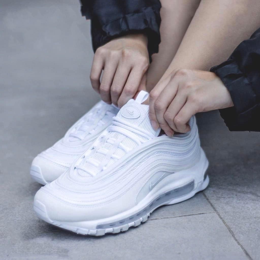 Giày Sneaker Thể Thao Air 97 Đế khí Air Full Trắng SC