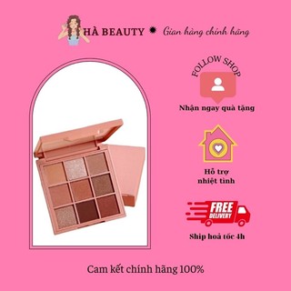 Bảng phấn mắt Coolbarbie nội địa Trung tone cam đất, cam đào tinh tế