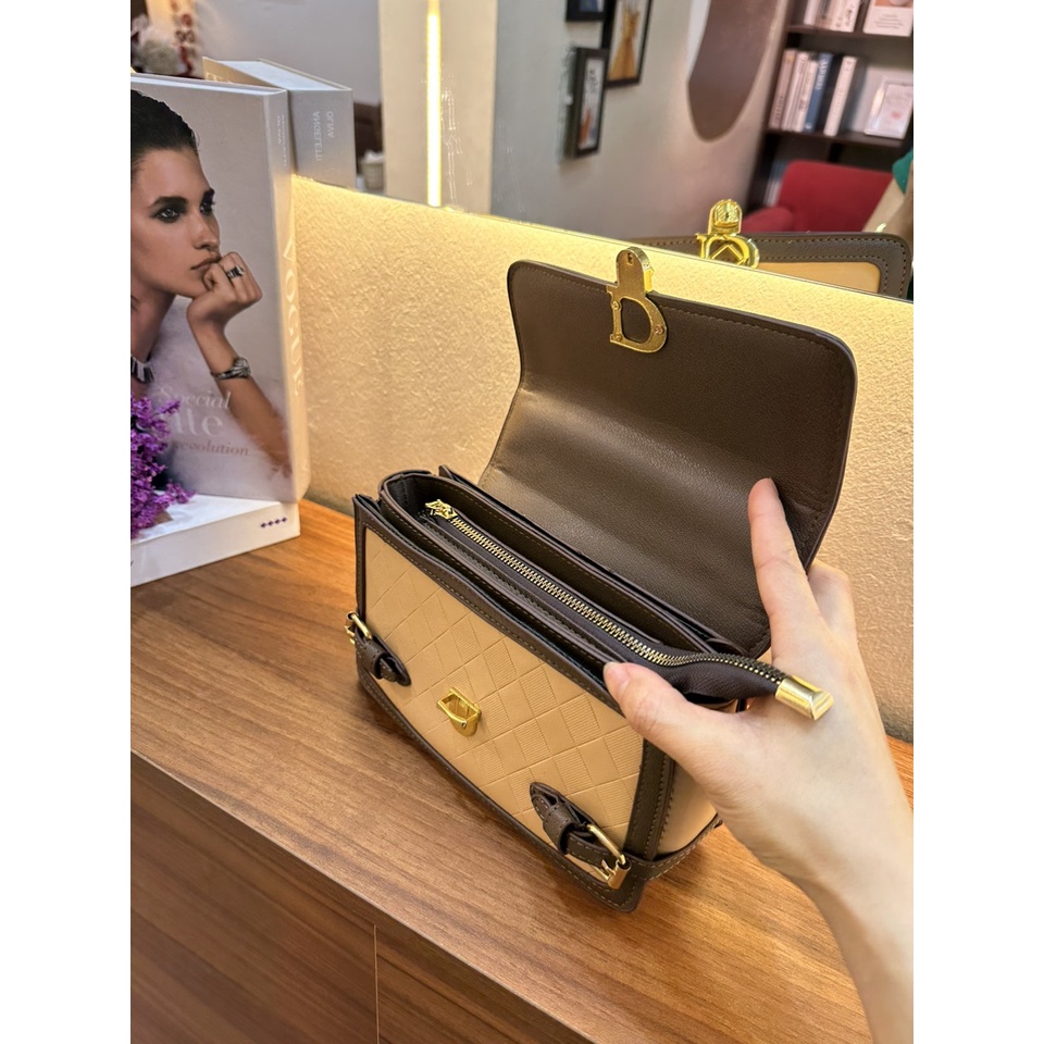 Túi xách nữ đeo chéo đeo vai 3 ngăn thời trang sang trọng 498