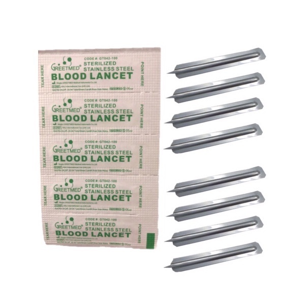 KIM CHÍCH MÁU, KIM LẤY MỤN BLOOD LANCET GREETMED