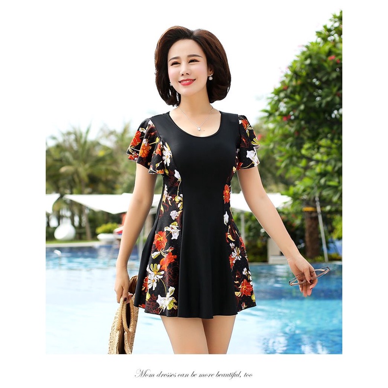 Đồ Bơi Trung Niên, Đồ Bơi Bigsize Cho Các Chị, Các Mẹ Đi Biển S09