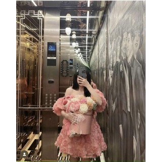 ❤️ĐẦM TRỄ VAI HOA HỒNG ❤️