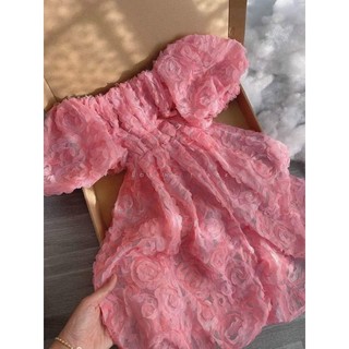 ❤️ĐẦM TRỄ VAI HOA HỒNG ❤️