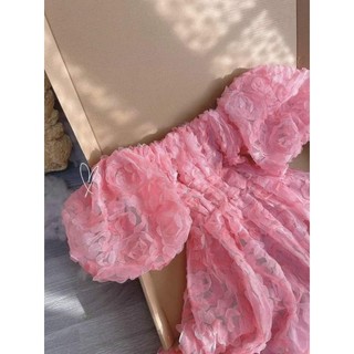 ❤️ĐẦM TRỄ VAI HOA HỒNG ❤️