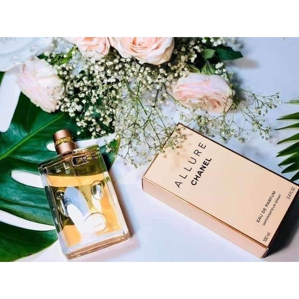 Nước Hoa Nữ Allure For Woman EDP Dung Tích 100ml - Dầu Thơm Nữ Duyên Dáng Thu Hút Thuần Khiết Tự Nhiên