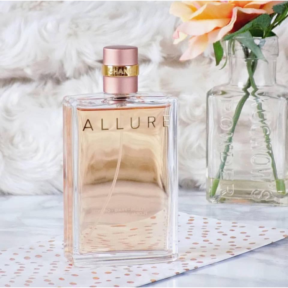 Nước Hoa Nữ Allure For Woman EDP Dung Tích 100ml - Dầu Thơm Nữ Duyên Dáng Thu Hút Thuần Khiết Tự Nhiên