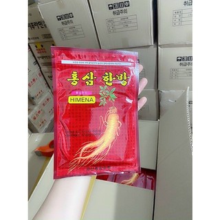 Cao dán hồng sâm hàn quốc - miếng dán hồng sâm hàn quốc - gói 20 miếng