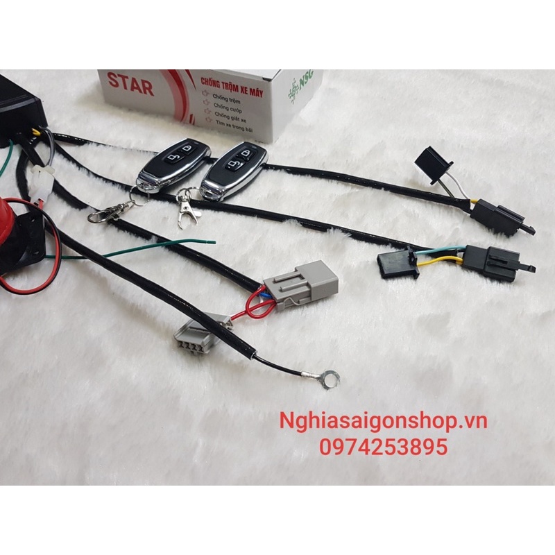 Chống trộm STAR remote cho xe Vision mẫu mới