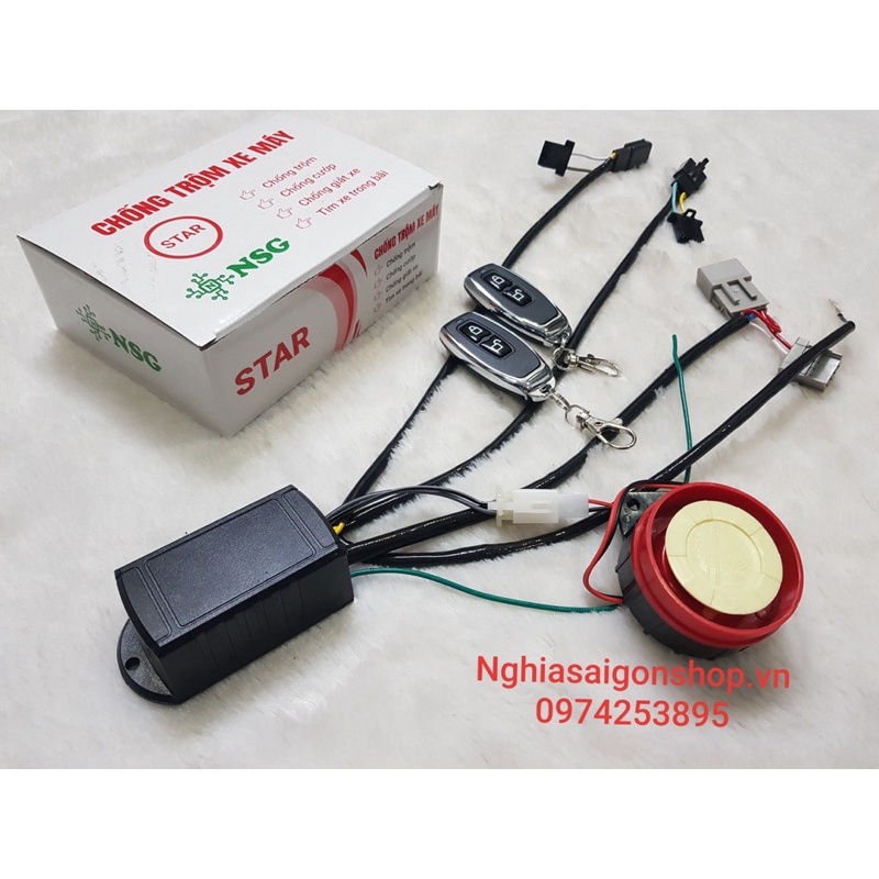 Chống trộm STAR remote cho xe Vision mẫu mới