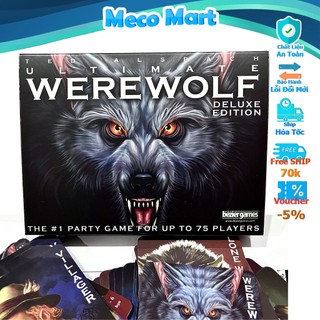 Bộ bài Ma sói Ultimate 78 thẻ Việt hóa Tiếng Việt Bản Mới Werewolf Ultimate Deluxe game nhập vai, Đò chơi MecoMart