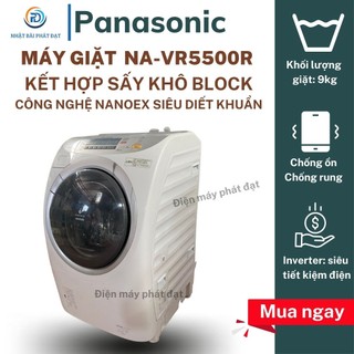 Máy giặt Panasonic NA-VR5500R nội địa nhật với tính năng diệt khuẩn bằng Nano máy zin nguyên bản chưa sửa chữa