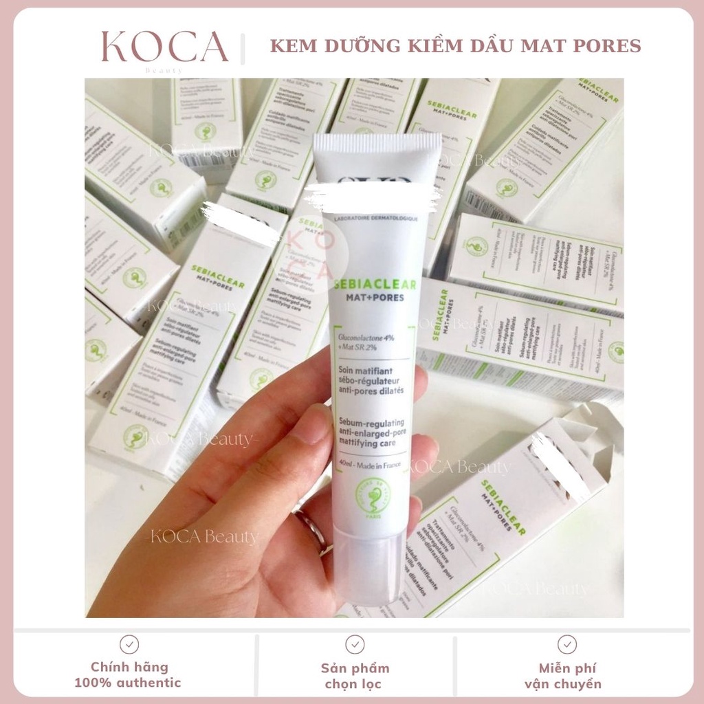 Kem dưỡng kiềm dầu cho da dầu mụn Mat Pores 30ml