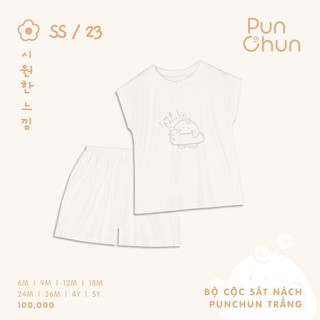 (PUNCHUN) Bộ cộc sát nách Punchun 2023