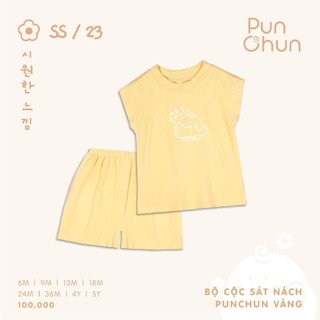(PUNCHUN) Bộ cộc sát nách Punchun 2023