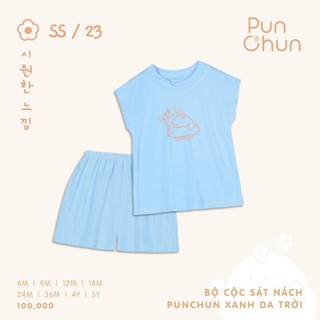 (PUNCHUN) Bộ cộc sát nách Punchun 2023