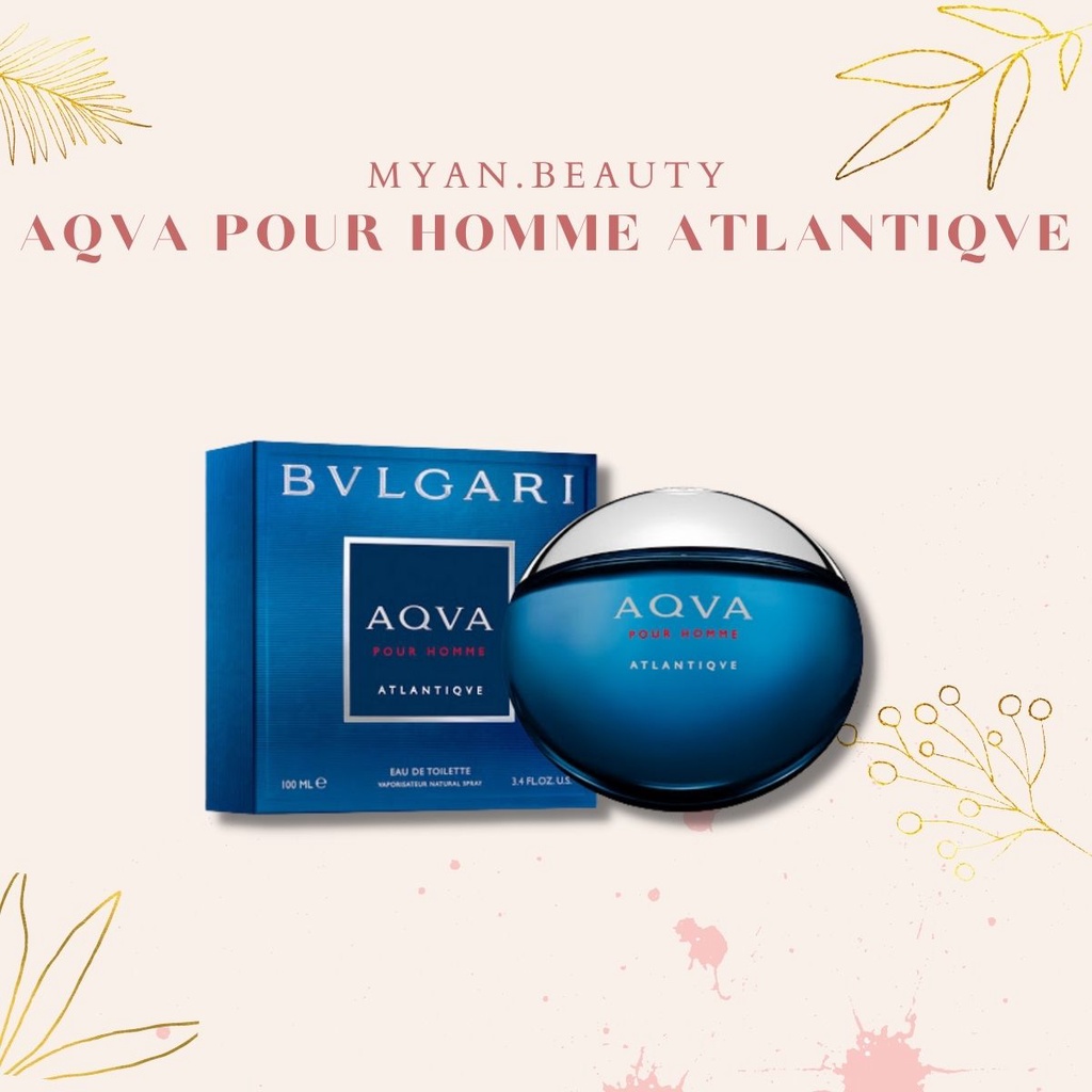 Nước Hoa Nam Aqva Atlantiqve Pour Homme EDT Dung Tích 100ml - Dầu Thơm Nam Lịch Lãm Nhã Nhặn Hiền Hòa