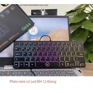 Bàn Phím Gnet GK64 Led