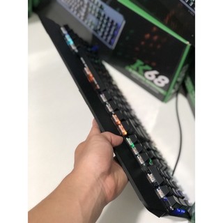 Bàn Phím Cơ G-Net K68 (Blue Switch) - Led Rainbow