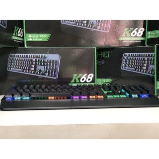 Bàn Phím Cơ G-Net K68 (Blue Switch) - Led Rainbow