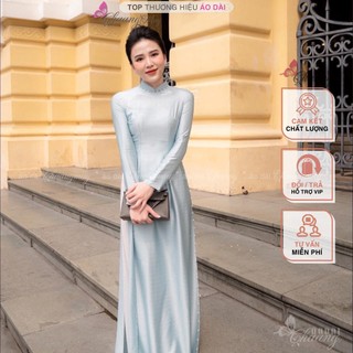 áo dài vân gỗ cao cấp