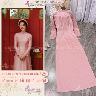 áo dài vân gỗ cao cấp