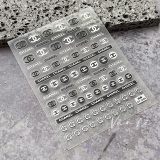 sticker lụa 5d cao cấp thương hiệu dán móng tay nail