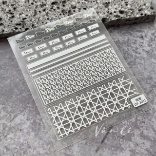 sticker lụa 5d cao cấp thương hiệu dán móng tay nail