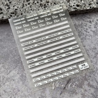 sticker lụa 5d cao cấp thương hiệu dán móng tay nail