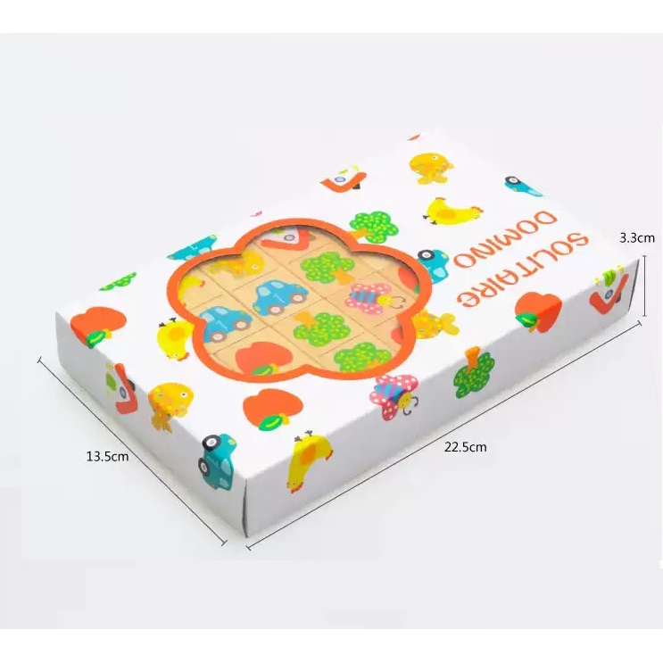 Domino ghép nối 56 thanh gỗ