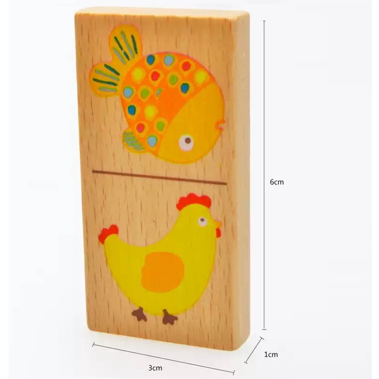 Domino ghép nối 56 thanh gỗ