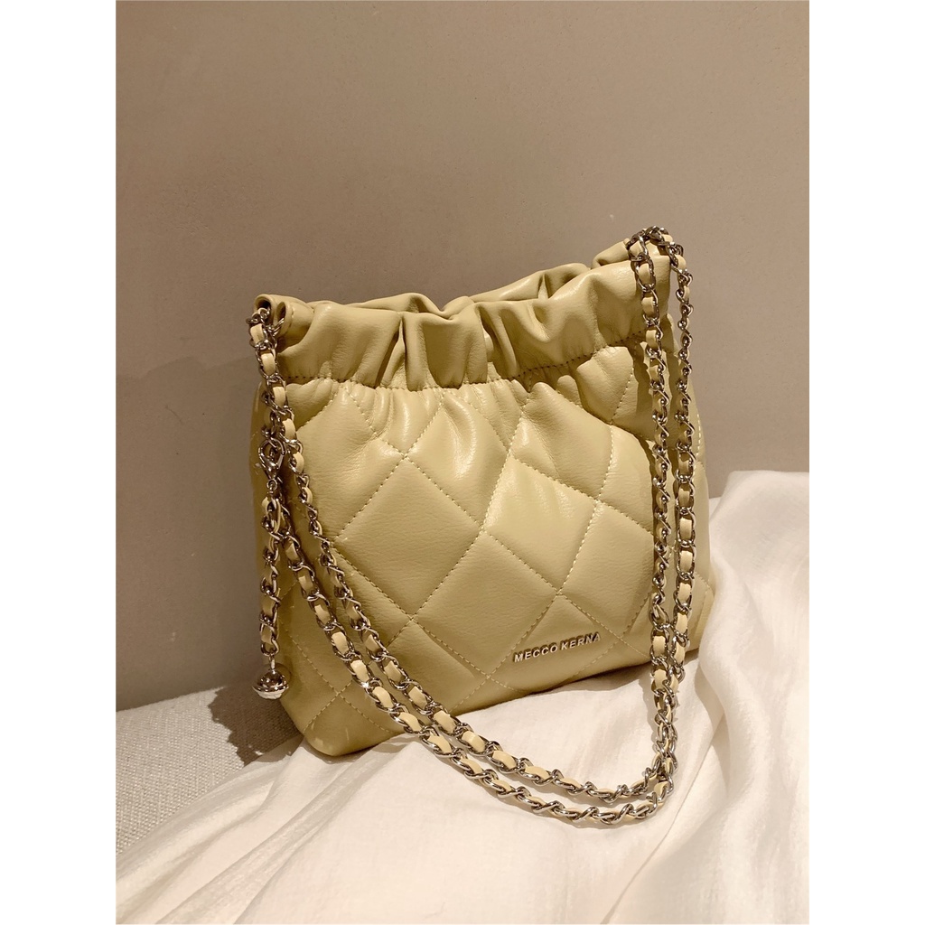 Túi Xách Da Họa Tiết Hình Thoi Thời Trang Mùa Hè Dành Cho Nữ