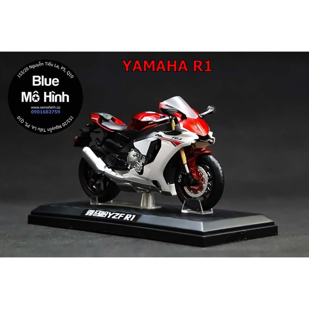 Tổng hợp mô hình xe mô tô Yamaha R1 Honda Suzuki Ducati BMW tỉ lệ 1:12