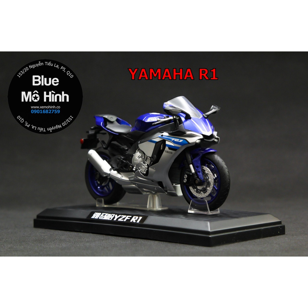 Tổng hợp mô hình xe mô tô Yamaha R1 Honda Suzuki Ducati BMW tỉ lệ 1:12