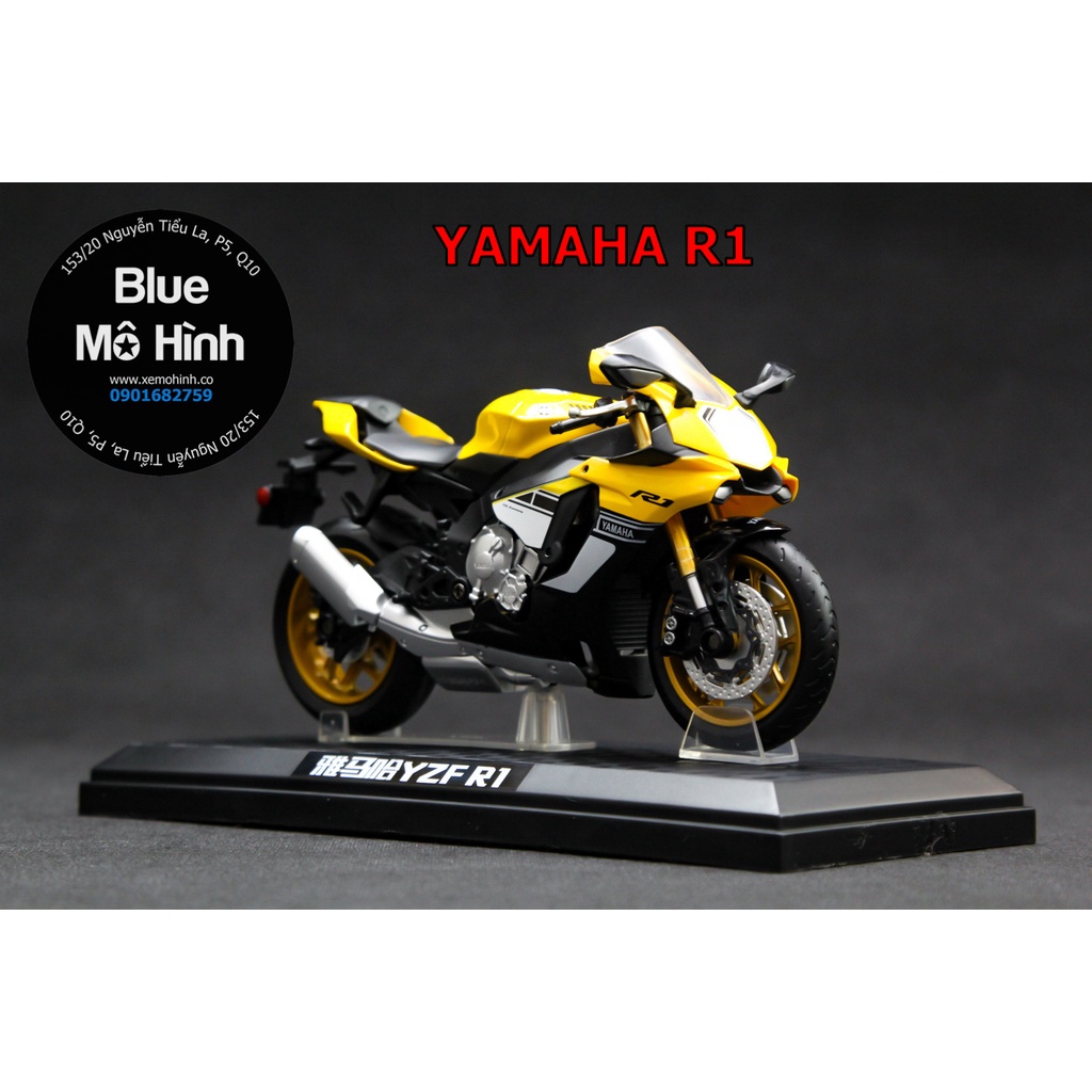 Tổng hợp mô hình xe mô tô Yamaha R1 Honda Suzuki Ducati BMW tỉ lệ 1:12