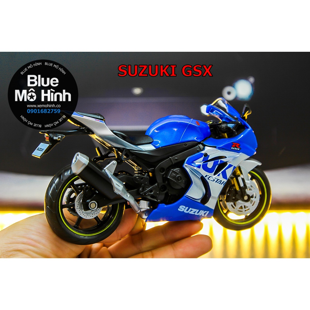Tổng hợp mô hình xe mô tô Yamaha R1 Honda Suzuki Ducati BMW tỉ lệ 1:12