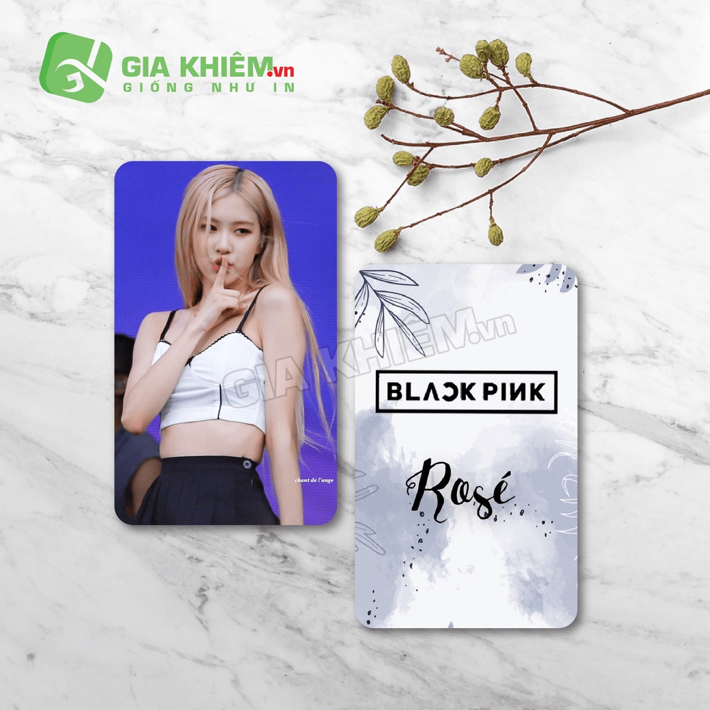 Card bo góc giấy BLACKPINK