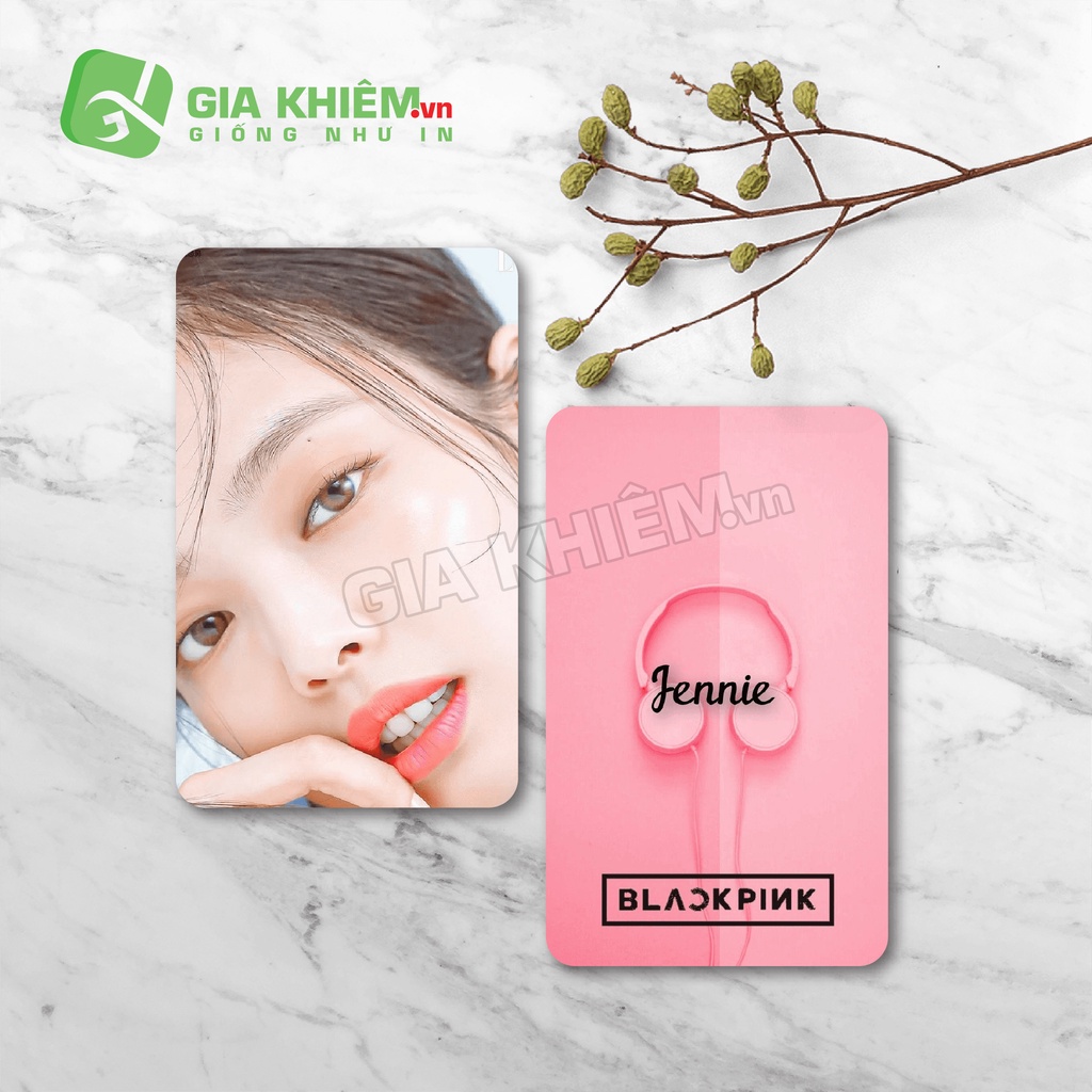 Card bo góc giấy BLACKPINK