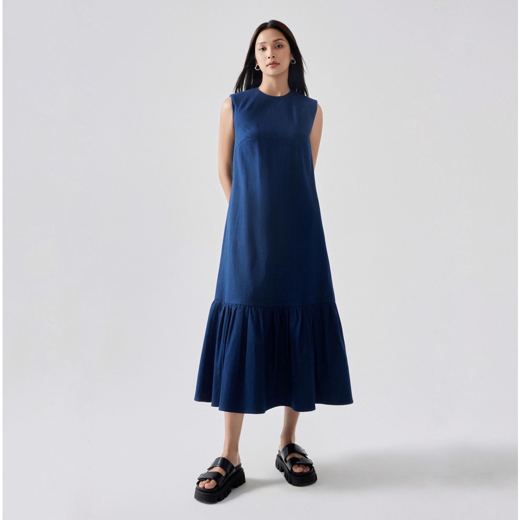 REINA - ĐẦM Drop-waist Denim Dress