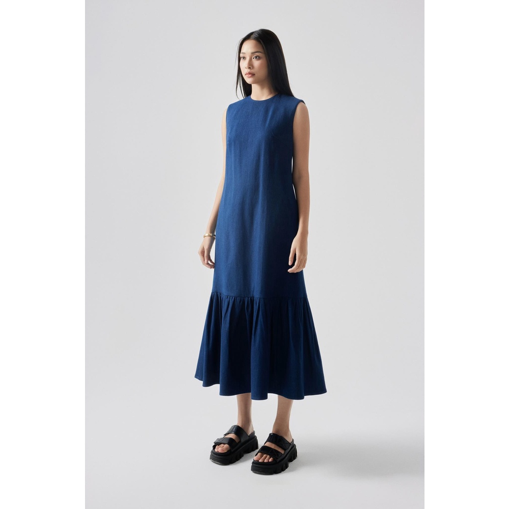 REINA - ĐẦM Drop-waist Denim Dress