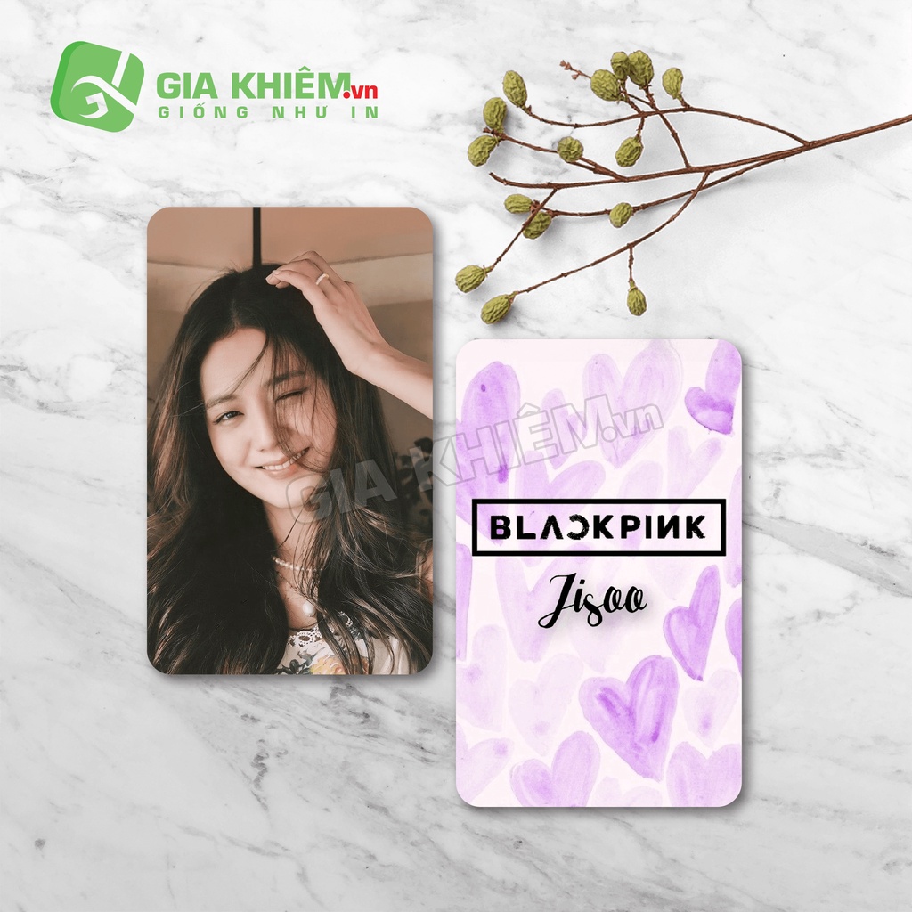 Card bo góc giấy BLACKPINK