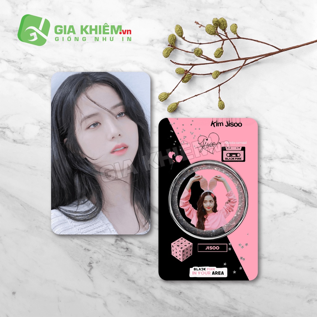 Card bo góc giấy BLACKPINK