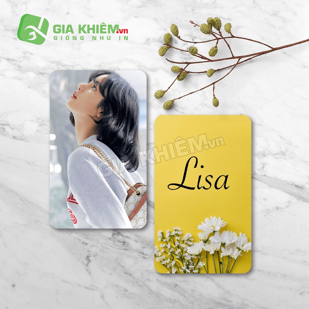 Card bo góc giấy BLACKPINK