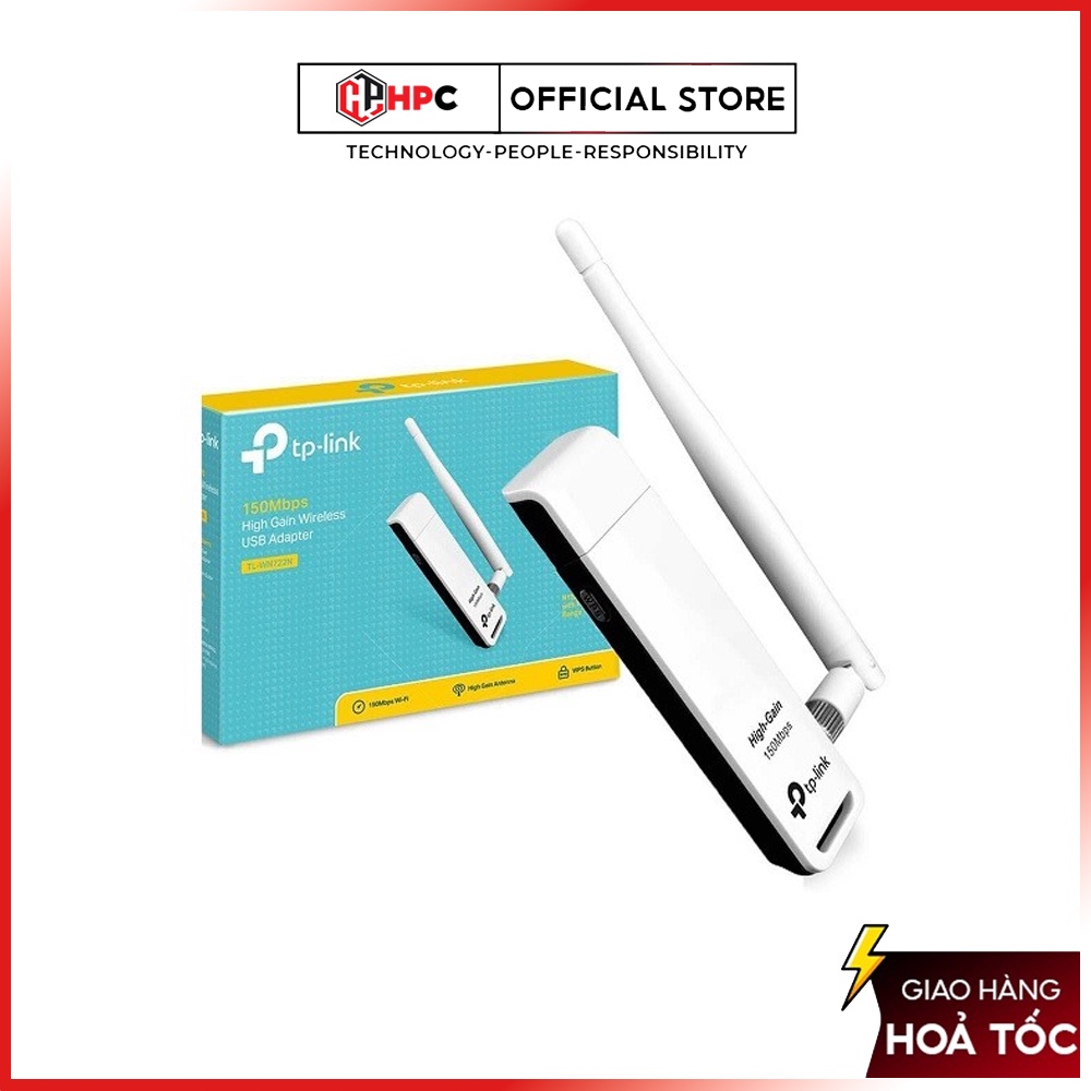 Bộ Thu Wifi USB Wifi TP LINK 722N Có Râu Mới 100%