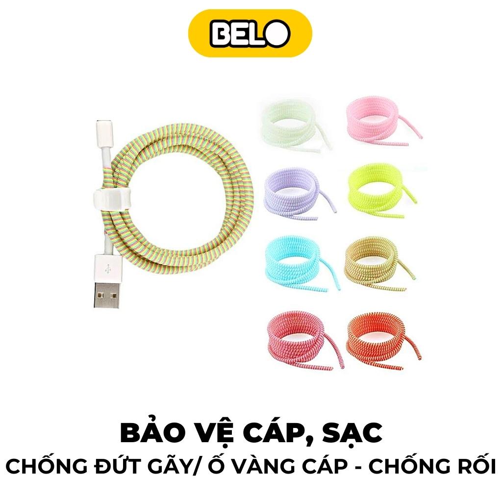 Dây quấn bảo vệ cáp sạc , tai nghe 10 màu chống đứt gãy vỏ ốp i12 pro