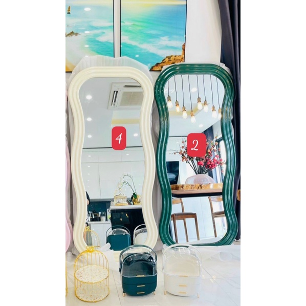 Gương lượn sóng hạt đậu 180x80 toàn thân⚡️SIÊU HOT⚡️ nịnh dáng