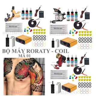 Bộ Máy Xăm Coil Combo Bộ máy Xăm Coil Như hình ảnh- Siêu bền chất lượng. Đi nét đi bóng ÊM.