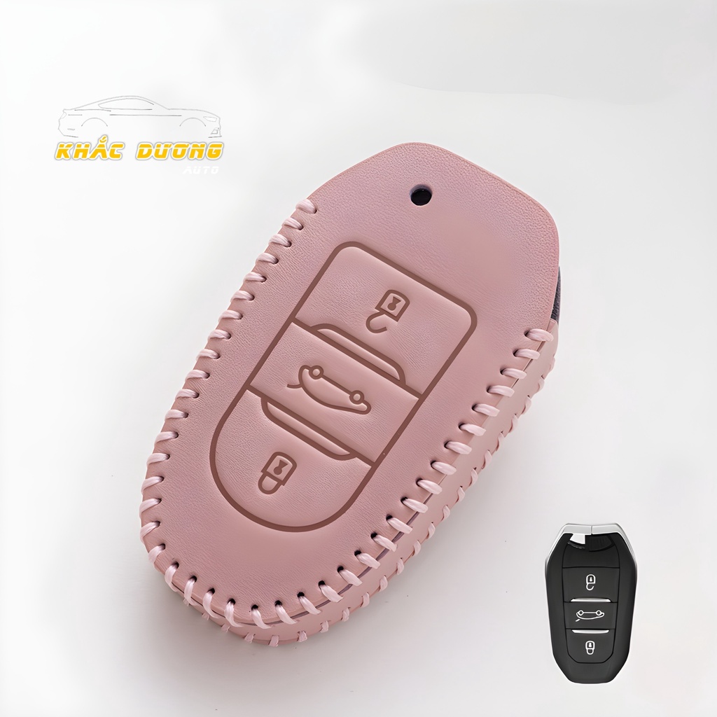 Bao da chìa khoá PEUGEOT 2008 3008 5008 cao cấp sang trọng