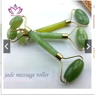 Cây lăn massage mặt 2 đầu bằng cẩm thạch, đá lăn mặt tự nhiên giúp nâng cơ giảm nếp nhăn chống lão hóa